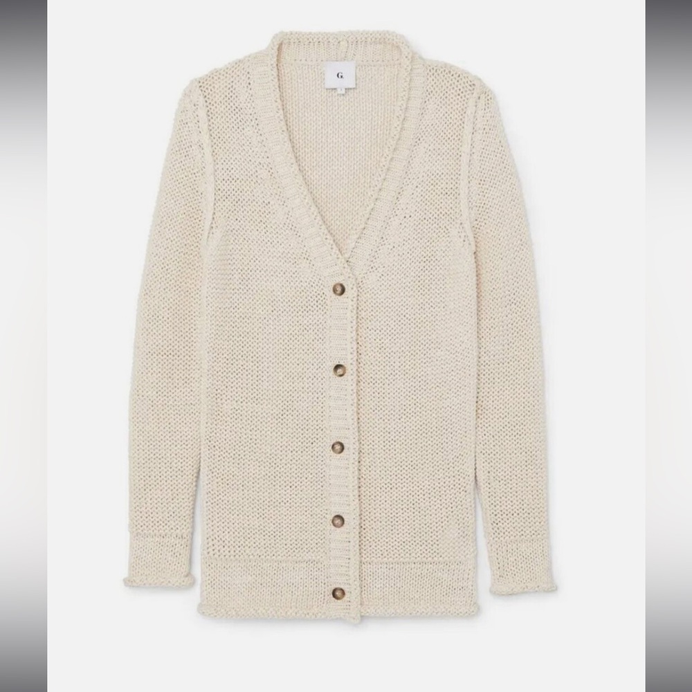 G. Label By Goop Beckham Beach Knit Cardigan Sweater Size XS